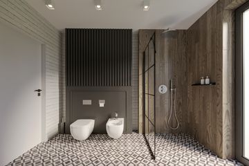 Projekt domu PióroArchitekci - 19 szkieletowy - parterowy dom o powierzchni 132,80 m², dach dwuspadowy - ujęcie 7