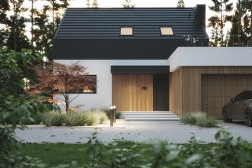Projekt domu NewHouse 785 - parterowy z poddaszem dom o powierzchni 122,95 m², dach dwuspadowy - ujęcie 18