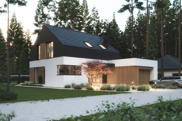 Projekt domu NewHouse 785 - parterowy z poddaszem dom o powierzchni 122,95 m², dach dwuspadowy - ujęcie 22