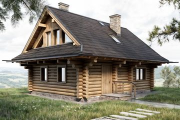 Projekt domu L-116 X - parterowy z poddaszem dom o powierzchni 97,68 m², dach dwuspadowy - ujęcie 6