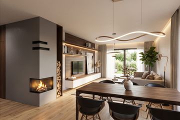 Projekt domu Abditus II G2 - parterowy dom o powierzchni 117,29 m², dach kopertowy - ujęcie 17