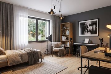 Projekt domu Abditus II G2 - parterowy dom o powierzchni 117,29 m², dach kopertowy - ujęcie 52