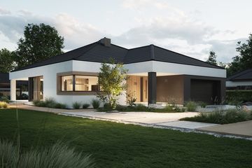 Projekt domu NewHouse 772 - parterowy dom o powierzchni 139,12 m², dach namiotowy - ujęcie 5