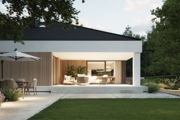 Projekt domu NewHouse 772 - parterowy dom o powierzchni 139,12 m², dach namiotowy - ujęcie 9