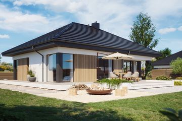 Projekt domu NewHouse 769 - parterowy dom o powierzchni 98,67 m², dach kopertowy - ujęcie 10