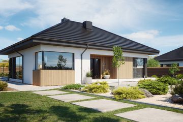 Projekt domu NewHouse 769 - parterowy dom o powierzchni 98,67 m², dach kopertowy - ujęcie 12