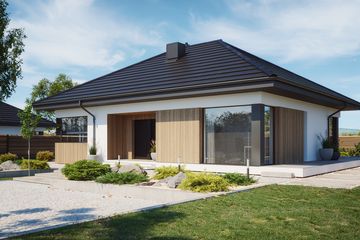Projekt domu NewHouse 769 - parterowy dom o powierzchni 98,67 m², dach kopertowy - ujęcie 16
