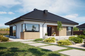 Projekt domu NewHouse 769 - parterowy dom o powierzchni 98,67 m², dach kopertowy - ujęcie 18