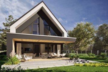 Projekt domu Rudolf - z pełnym piętrem dom o powierzchni 136,19 m², dach dwuspadowy - ujęcie 4