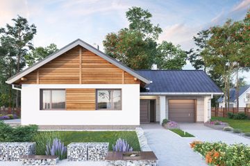  Projekt domu Żuczek (745) (KRD1266) - projekt domu parterowego - Zdjęcie 4