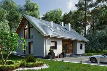  Projekt domu Linda (1425) (KRD1592) - projekt domu parterowego z poddaszem - Zdjęcie 5