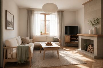 Projekt domu Nowy Dworek (849) - parterowy z poddaszem dom o powierzchni 119,90 m², dach dwuspadowy - ujęcie 6