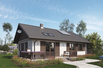  Projekt domu Modrzyk Eko (924) (KRD1607) - projekt domu parterowego - Zdjęcie 1