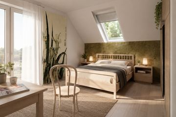 Projekt domu Fryda Duo (864) - parterowy z poddaszem dom o powierzchni 131,80 m², dach dwuspadowy - ujęcie 6
