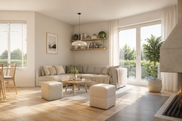 Projekt domu Drabant Lux (873) - parterowy z poddaszem dom o powierzchni 121 m², dach dwuspadowy - ujęcie 3