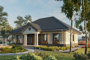  Projekt domu Aleksandria (833) (KRD1649) - projekt domu parterowego - Zdjęcie 6