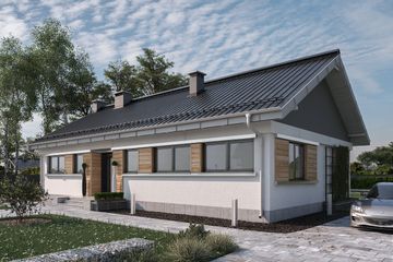  Projekt domu Mela (976) (KRD1703) - projekt domu parterowego - Zdjęcie 4