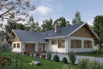  Projekt domu Żuczek As (901) (KRD1719) - projekt domu parterowego - Zdjęcie 1