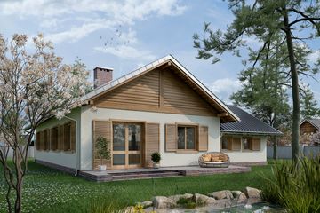  Projekt domu Żuczek As (901) (KRD1719) - projekt domu parterowego - Zdjęcie 3