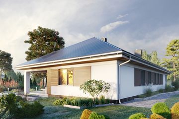  Projekt domu Koniczynka (1488) (KRD1727) - projekt domu parterowego - Zdjęcie 5