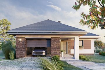  Projekt domu Koniczynka (1488) (KRD1727) - projekt domu parterowego - Zdjęcie 7