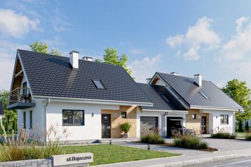  Projekt domu Czaruś Duo (892) (KRD1729) - projekt domu parterowego z poddaszem - Zdjęcie 1
