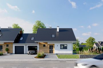  Projekt domu Czaruś Duo (892) (KRD1729) - projekt domu parterowego z poddaszem - Zdjęcie 3