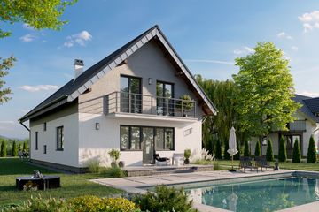  Projekt domu Hiacynt (281) (KRD1312) - projekt domu parterowego z poddaszem - Zdjęcie 3