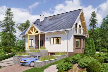  Projekt domu Sonia (1478) (KRD1828) - projekt domu parterowego z poddaszem - Zdjęcie 5