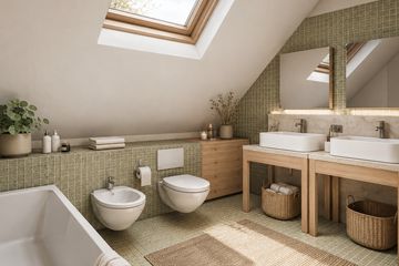 Projekt domu Sybilla-2 (647) - parterowy z poddaszem dom o powierzchni 123,50 m², dach dwuspadowy - ujęcie 5