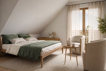 Projekt domu Sybilla-2 (647) - parterowy z poddaszem dom o powierzchni 123,50 m², dach dwuspadowy - ujęcie 6