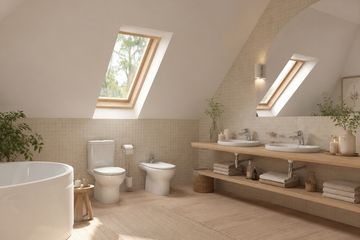 Projekt domu Sielawa (620) - parterowy z poddaszem dom o powierzchni 136,80 m², dach kopertowy - ujęcie 8