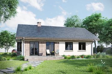  Projekt domu Nuta (1001) (KRD1911) - projekt domu parterowego - Zdjęcie 1