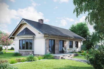  Projekt domu Nuta (1001) (KRD1911) - projekt domu parterowego - Zdjęcie 6