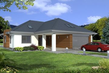  Projekt domu Alaska A (WRD1702) - projekt domu parterowego - Zdjęcie 2