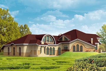  Projekt domu Heliodor G (WAL1004) - projekt domu parterowego z poddaszem - Zdjęcie 2