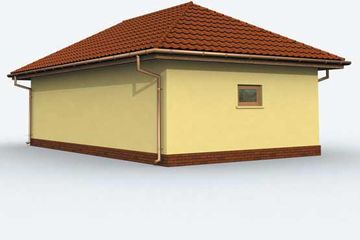  Projekt garażu G148 (SLN1245) - projekt garażu parterowego - Zdjęcie 2