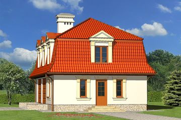  Projekt garażu G44 (KRJ1831) - projekt garażu parterowego - Zdjęcie 2