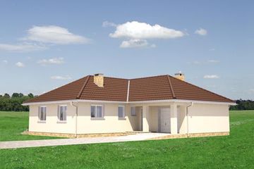  Projekt domu Cetyniec Beta (KRD2167) - projekt domu parterowego - Zdjęcie 2