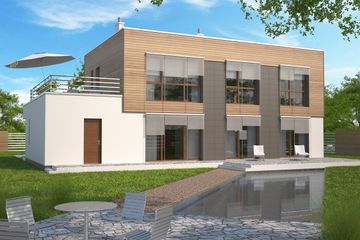  Projekt domu Santos II DCP308a (WOB1539) - projekt domu z pełnym piętrem - Zdjęcie 2