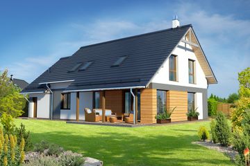  Projekt domu Lennox DCP321 (WOB1542) - projekt domu parterowego z poddaszem - Zdjęcie 2