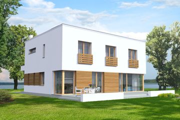  Projekt domu Tarent Pasywny 5 LDP05 (WOB1546) - projekt domu z pełnym piętrem - Zdjęcie 2