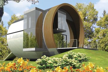  Projekt domu Cylinder (WRC1718) - projekt domu z pełnym piętrem - Zdjęcie 2