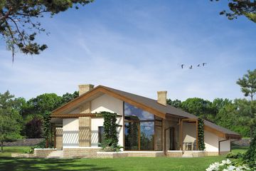  Projekt domu Lara 2 (BSA1427) - projekt domu parterowego - Zdjęcie 2