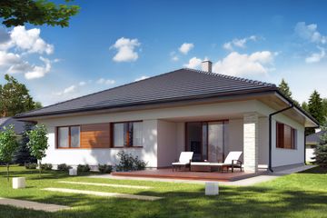 Projekt domu Irysek 2 (BSE1043) - projekt domu parterowego - Zdjęcie 2