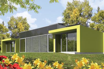  Projekt domu Flat G2 (WRC1737) - projekt domu parterowego - Zdjęcie 2