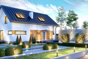  Projekt domu HomeKoncept-16 (KRX1016) - projekt domu parterowego z poddaszem - Zdjęcie 2