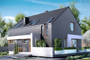  Projekt domu HomeKoncept-17 (KRX1017) - projekt domu parterowego z poddaszem - Zdjęcie 2