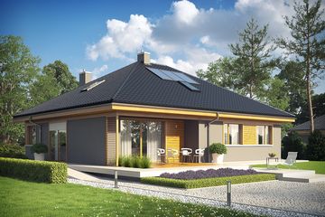  Projekt domu Flo (WRC2425) - projekt domu parterowego - Zdjęcie 2