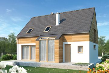  Projekt domu Apolonia G1 (WRC1701) - projekt domu parterowego z poddaszem - Zdjęcie 2